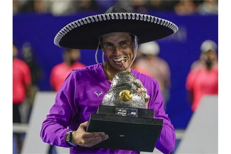 Holte sich seinen 91. Titel auf der Tour: Rafael Nadal. Foto: Eduardo Verdugo/AP/dpa