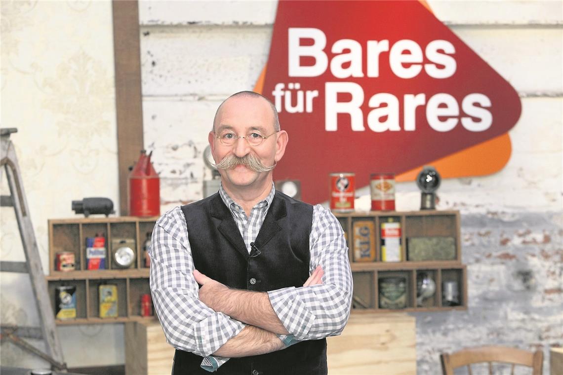 Backnanger ist Experte bei Bares für Rares Horst Lichter moderiert die Show, die seit 2013 produziert wird. Foto: ZDF/F. Hempel