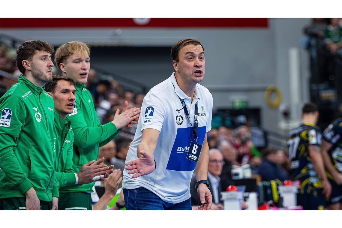 HSG-Coach Momi Ilic: Achte Niederlage in Serie.