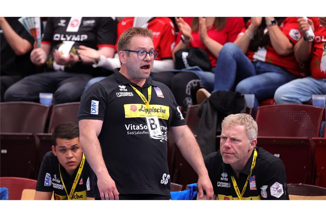 HB Ludwigsburg fehlt noch ein Sieg zur deutschen Meisterschaft HSG-Coach Steffen Birkner