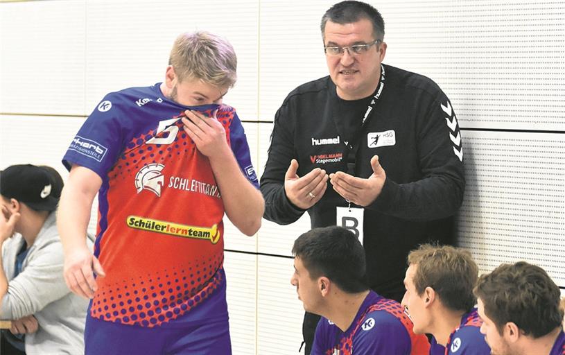 HSG-Trainer Alexander Belz will mit seinem Team in Neckarelz gewinnen. Foto: T. Sellmaier