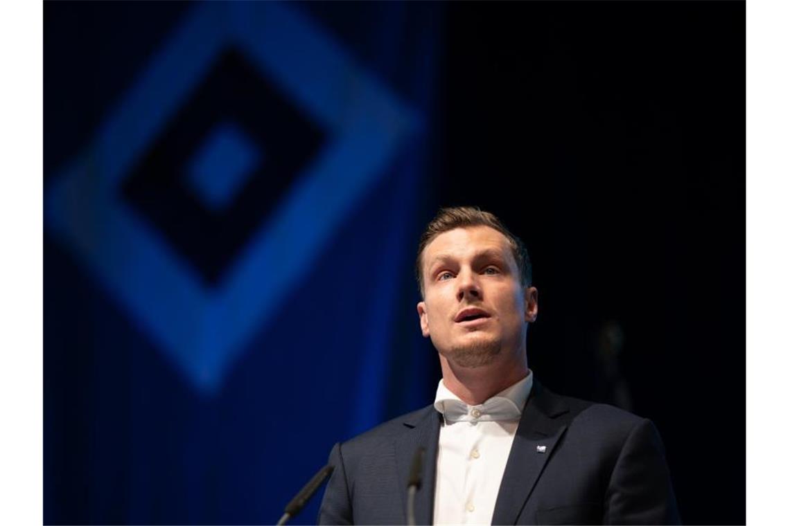 HSV-Präsident Marcell Jansen trat von seinem Amt zurück. Foto: Daniel Reinhardt/dpa