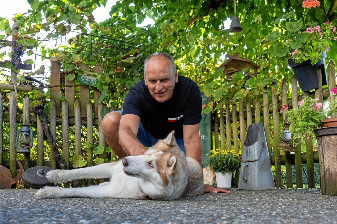 Sulzbacher schreibt tierischen Roman Hündin Missy schmückt nicht nur das Cover von Karl-Heinz Thiels Roman, sondern spielt darin auch eine Hauptrolle. Foto: Alexander Becher