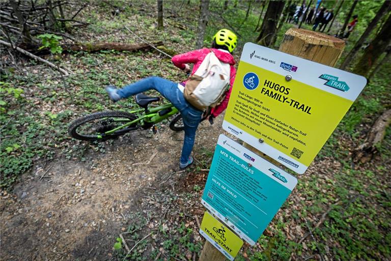 Hugos Family-Trail ist einer der wenigen Trails, die im Raum Backnang legalisiert werden konnten. Archivfoto: Alexander Becher