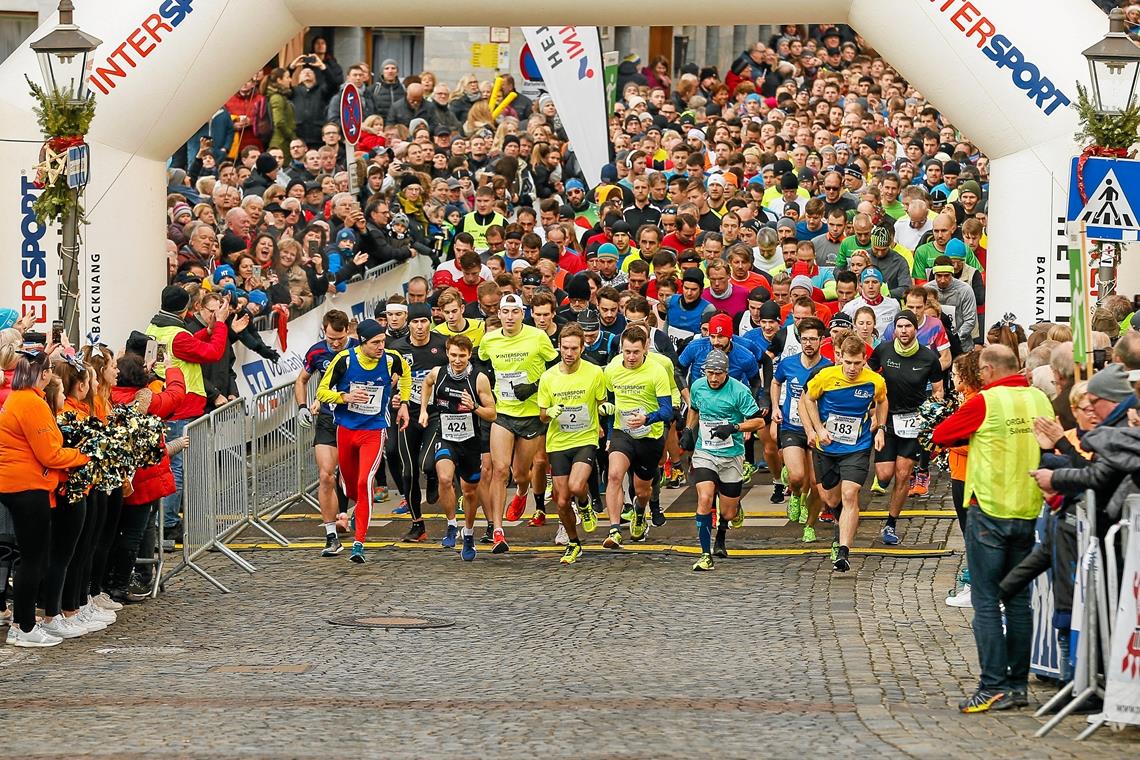 Silvesterlauf ein weiteres Mal abgesagt Hunderte Sportler und Tausende Zuschauer – das wird es auch dieses Jahr in der Backnanger Innenstadt an Silvester nicht geben.Foto: A. Becher