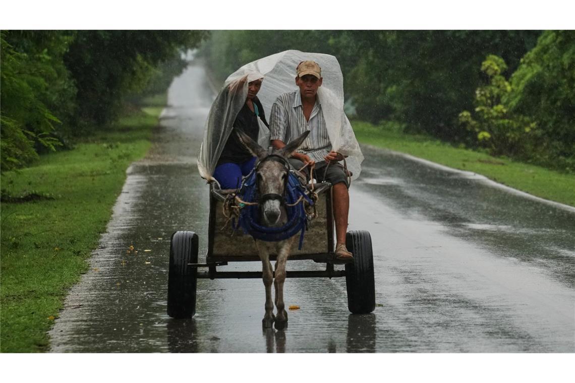 Hunderttausende Menschen brachten sich in Kuba vor dem Sturm in Sicherheit.