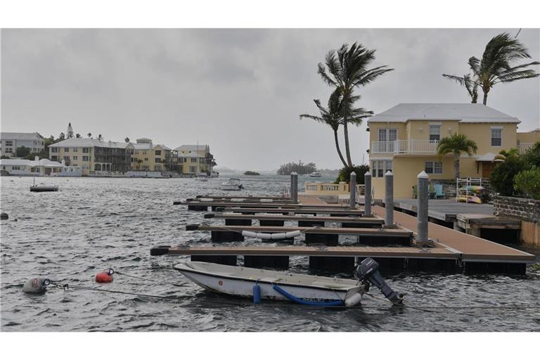 Hurrikan "Imelda" hat die Inselgruppe Bermuda im Nordatlantik erreicht.