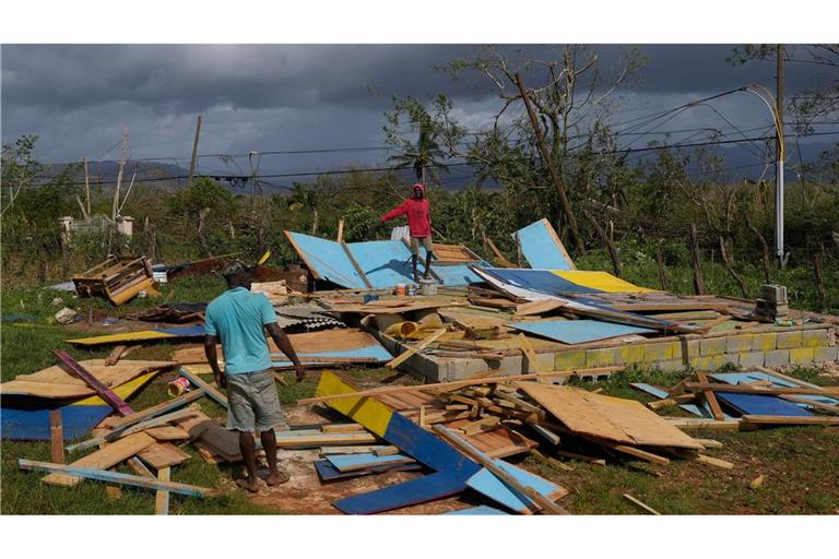 Hurrikan "Melissa" ist bereits auf Jamaika und Kuba auf Land getroffen.