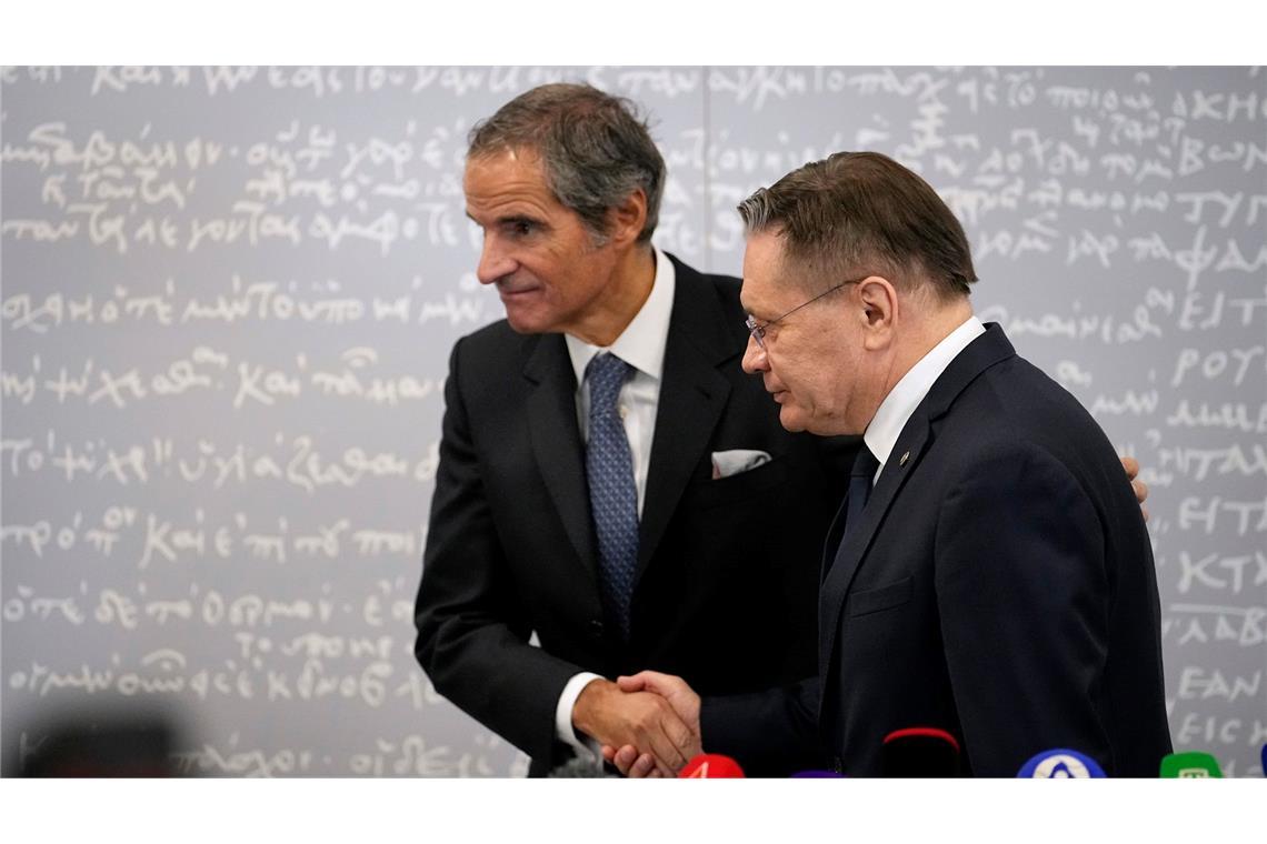 IAEA-Chef Grossi ist zuletzt mehrfach nach Russland gereist, wo er auch den Chef der russischen Atombehörde Lichatschow traf. (Archivbild)