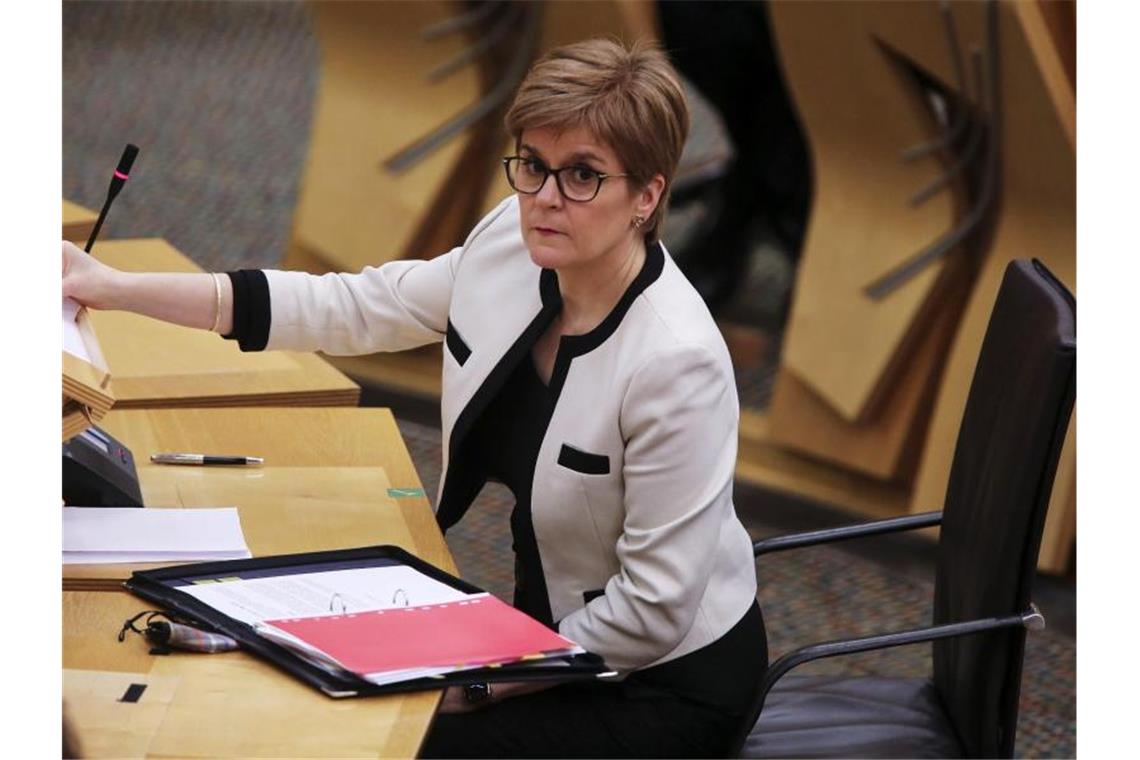 „Ich bin zuversichtlich, dass die Schotten beim nächsten Referendum Ja sagen werden“, sagte die schottische Regierungschefin Nicola Sturgeon. Foto: Fraser Bremner/Scottish Daily Ma/PA Wire/dpa