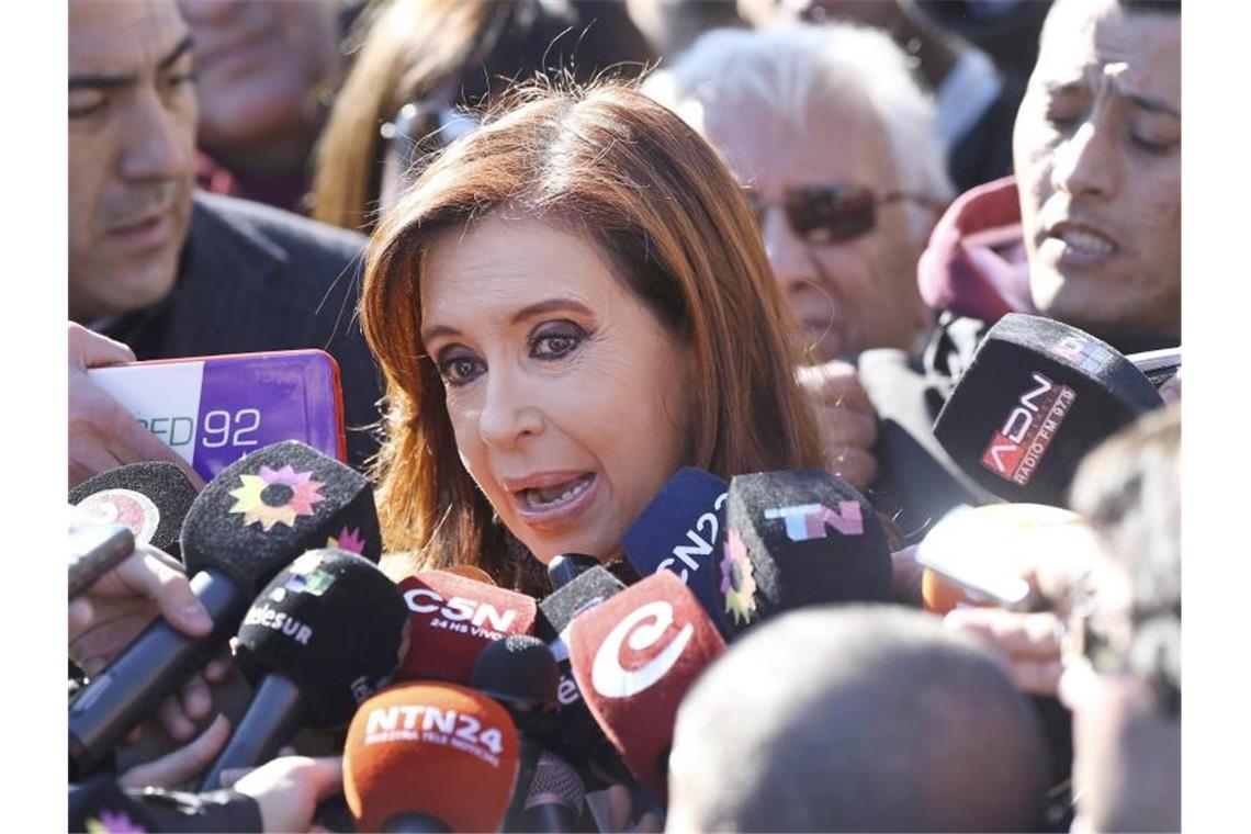 Schwere Regierungskrise erschüttert Argentinien „Ich habe dem Präsidenten immer gesagt, dass mich die angespannte soziale Lage beunruhigt“: Cristina Kirchner. Foto: David Fernandez/EFE/dpa