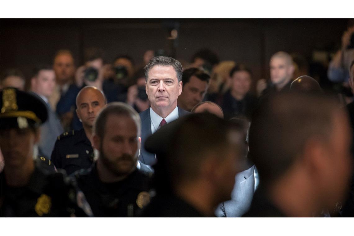 Anklage gegen Ex-FBI-Chef nur Anfang? Trump: andere folgen "Ich habe keine Angst", ließ Comey nach der Anklage wissen. (Archivbild)