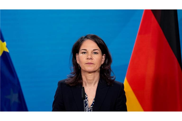 "Ich rufe alle Akteure in der Region auf, besonnen zu handeln", sagt Außenministerin Annalena Baerbock (Bündnis 90/Die Grünen), im Auswärtigen Amt.