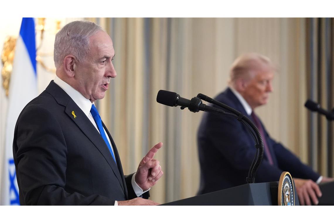 „Ich unterstütze Ihren Plan zur Beendigung des Krieges im Gazastreifen“, so Netanjahu.