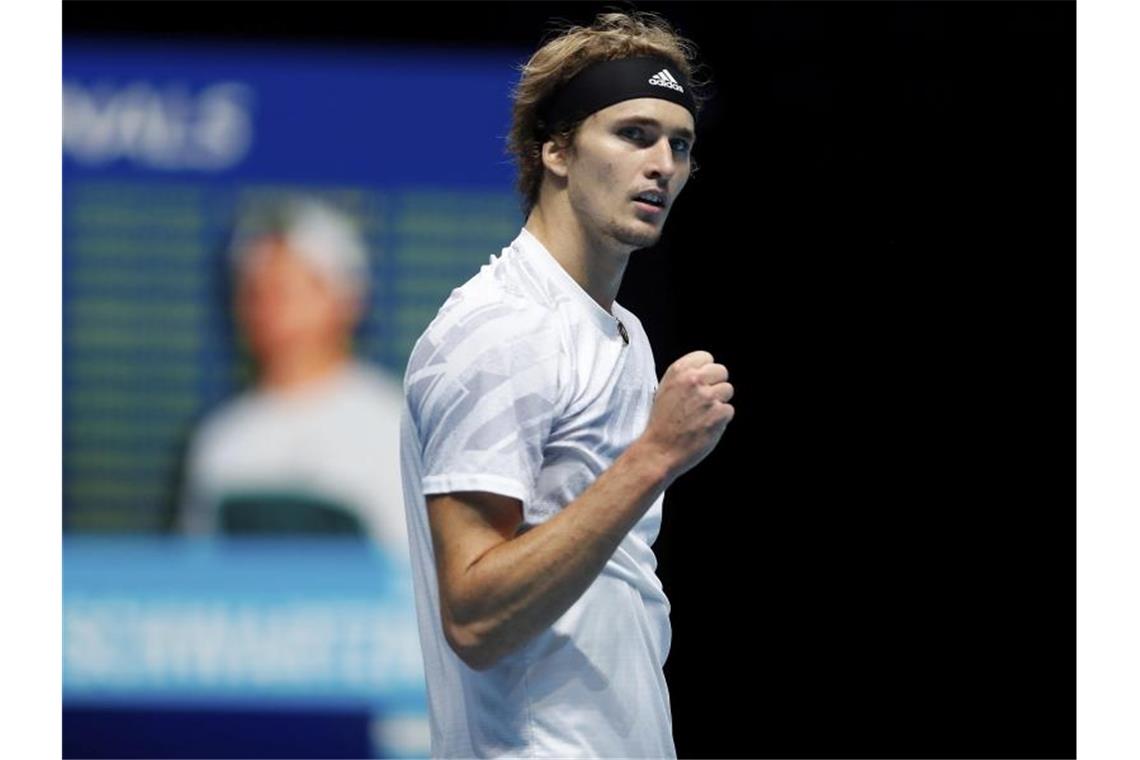 „Ich werde ein perfektes Match brauchen, um gegen ihn zu gewinnen“, sagt Zverev. Foto: Frank Augstein/AP/dpa