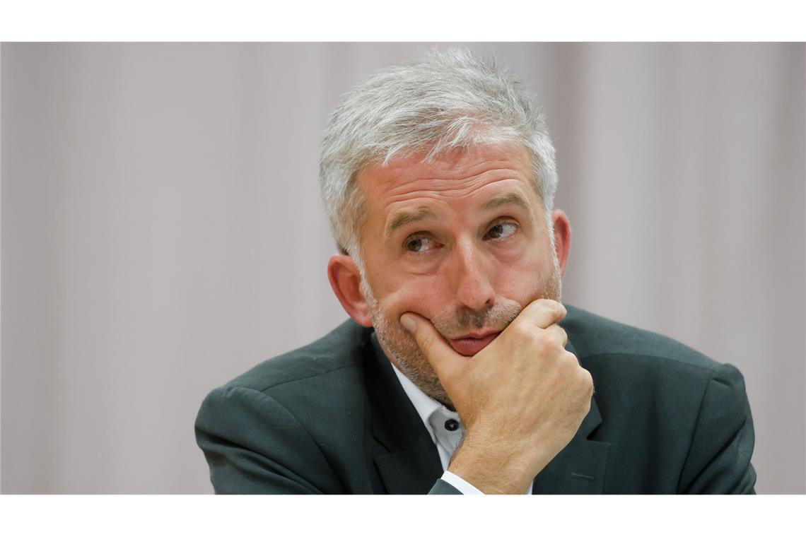 „Ich will das hier sagen, aber schreibt es bitte so, dass es keinen Shitstorm gibt. Dann macht er das“, sagt Palmer über den ChatGPT-Einsatz. (Archivbild)