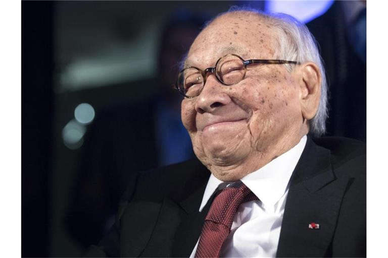 Ieoh Ming Pei ist tot. Foto: Mary Altaffer/AP