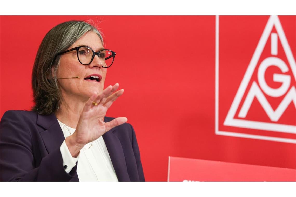 IG-Metall-Chefin Christiane Benner fordert Zusagen für Deutschland. (Archivbild)
