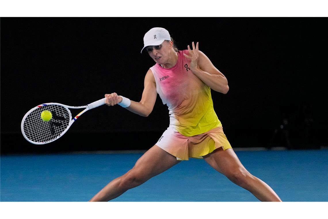 Sabalenka und Keys spielen um Titel bei Australian Open Iga Swiatek muss sich im Halbfinale mächtig strecken