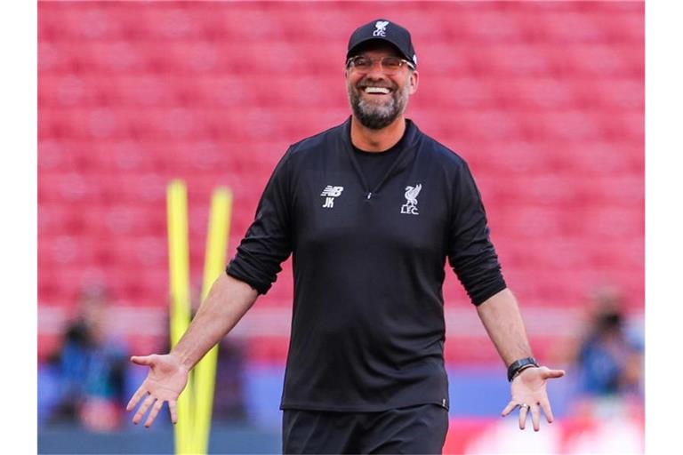 Ihm liegen die Fans des FC Liverpool zu Füßen: Trainer Jürgen Klopp. Foto: Jan Woitas