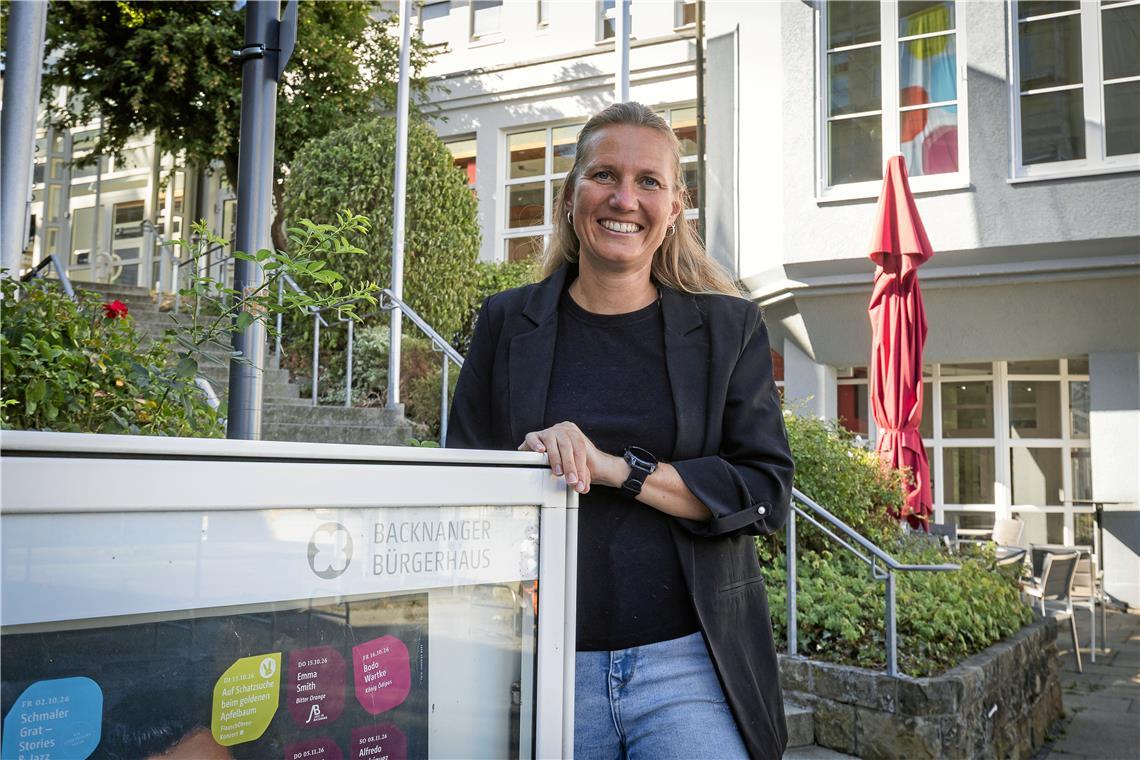 Ihre neue Position macht Bürgerhausleiterin Hannah Bühler „supermegaviel Spaß“. Foto: Alexander Becher
