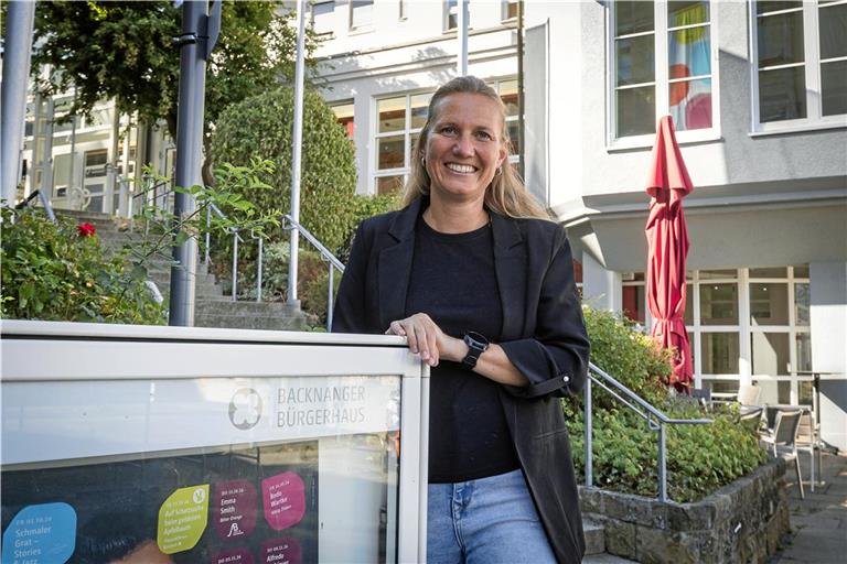 Ihre neue Position macht Bürgerhausleiterin Hannah Bühler „supermegaviel Spaß“. Foto: Alexander Becher