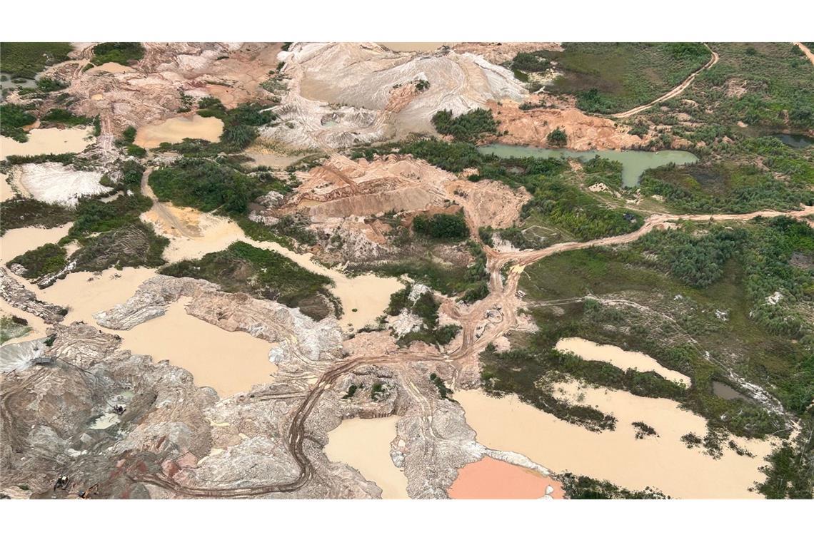 Flüsse tragen weit mehr Quecksilber in Ozeane als 1850 Illegaler Goldabbau im Amazonas