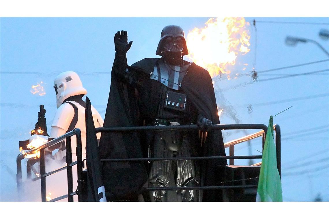 Gandalf oder Darth Vader: Wer würde eher Trump wählen? ILLUSTRATION Menschen neigen dazu, Film-Schurken wie Darth Vader der politischen Gegenseite zuzuordnen.