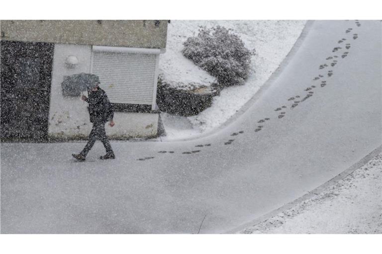 Im Allgäu kam es am Anfang der Woche zu Schneefällen.
