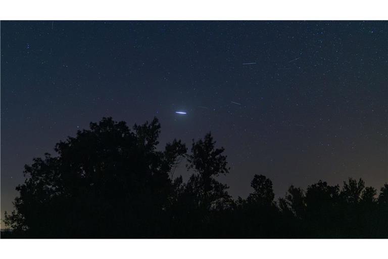 Im August ziehen wieder Sternschnuppen über den Nachthimmel.