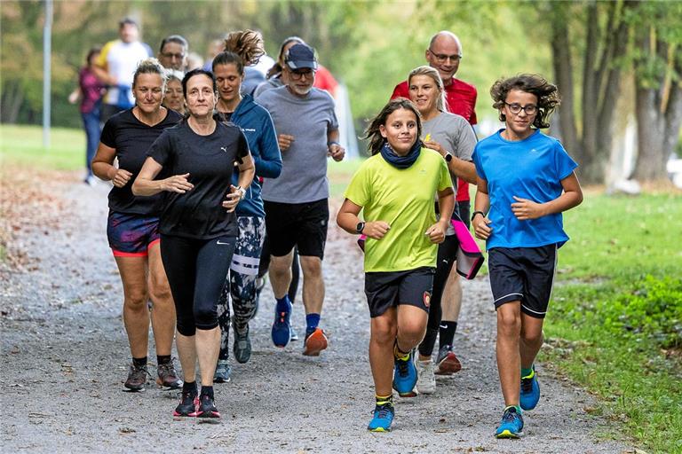 Im Backnanger Plattenwald geht es mit Laufend BKZ im September wieder los. Es ist der mittlerweile 13. Kurs. Foto: Alexander Becher