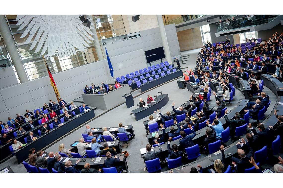 Im Bundestag endet die Sommerpause. (Archivbild)