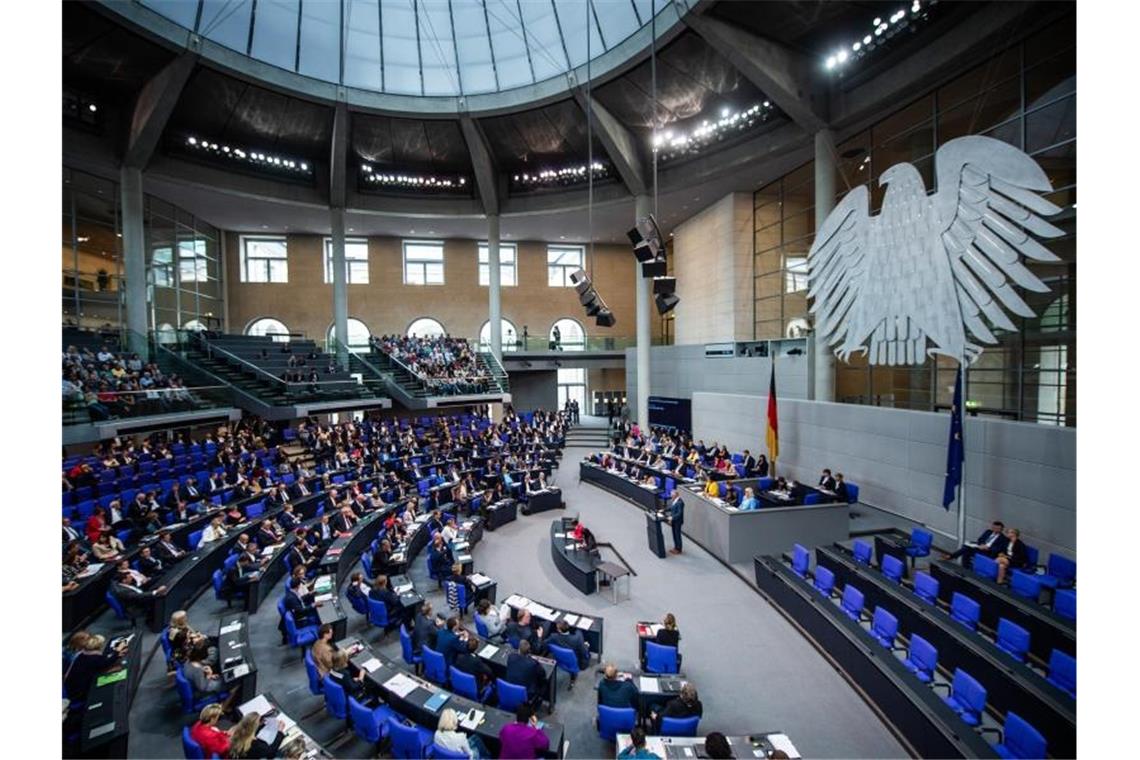 Im Bundestag steht am Donnerstag der Klimaschutz im Mittelpunkt. Foto: Arne Immanuel Bänsch