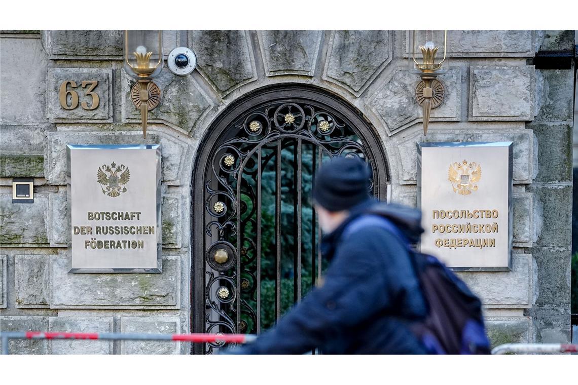 Im Dezember bestellte die Bundesregierung wegen des Verdachts auf russische Cyberangriffe den Botschafter des Landes ein. (Archivbild)