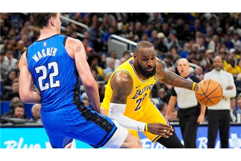 Im Duell mit den ganz Großen wie LeBron James: Franz Wagner.