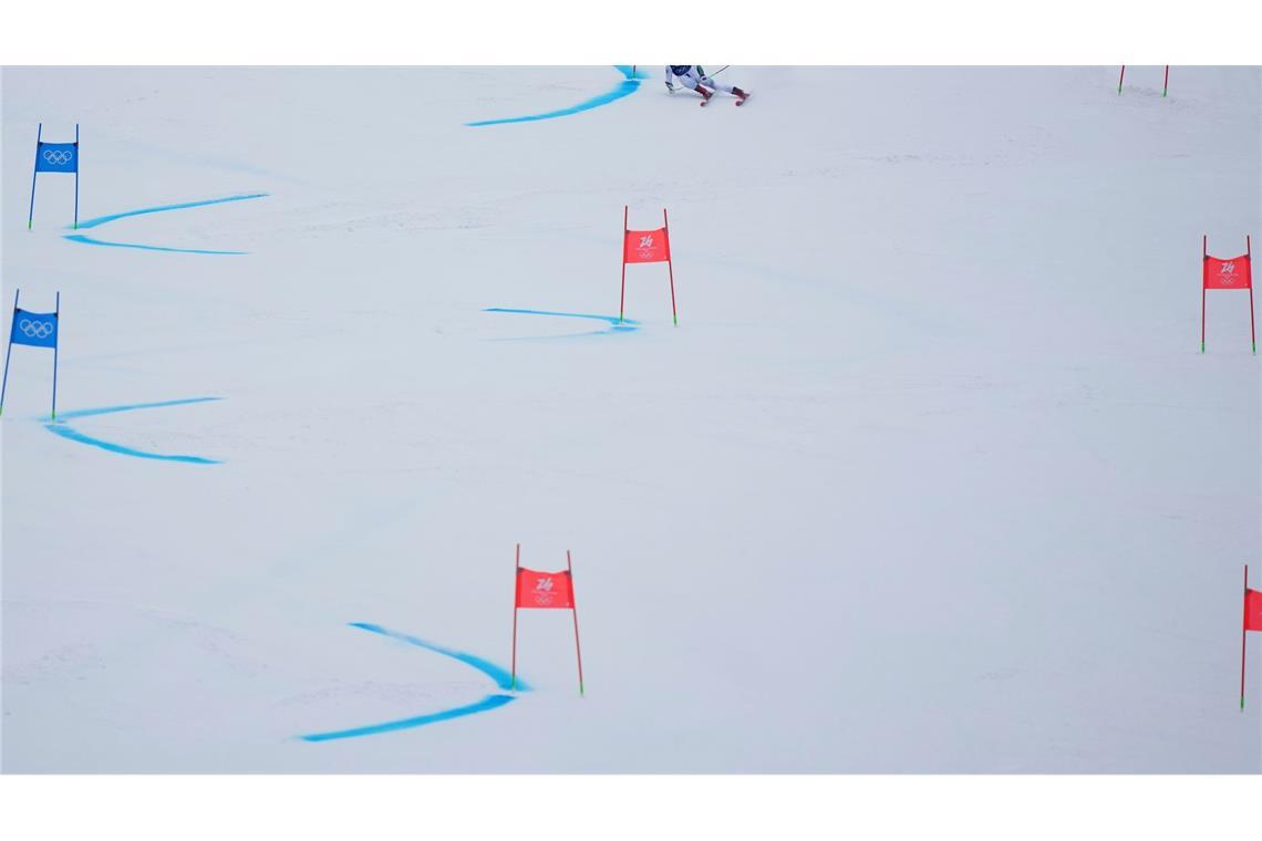 Im ersten Lauf eine Liga für sich: Lucas Pinheiro Braathen.