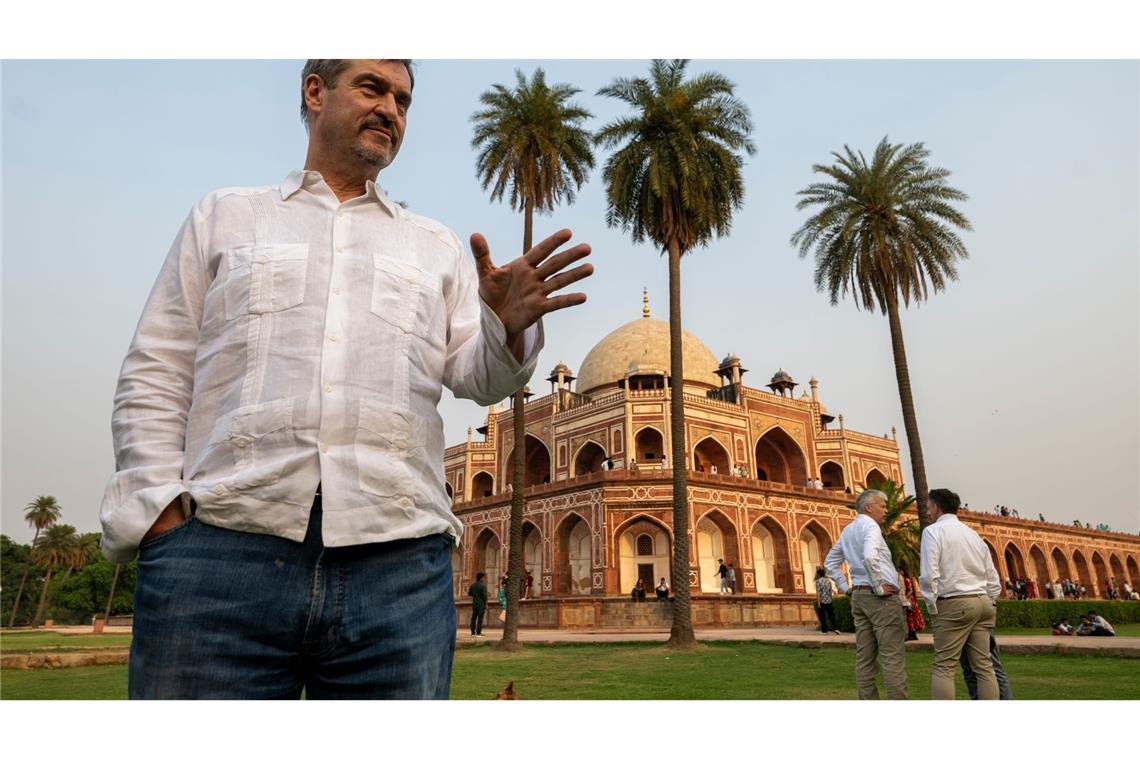 Zurück auf großer Bühne - Söder genießt seine neue Rolle Im fernen Indien ist Söders Wandel sehr gut erkennbar - nach dem Ende der Koalitionsverhandlungen präsentiert sich der CSU-Chef als ein Politiker, der sich seiner neuen Rolle in der Bundesregierung sehr bewusst ist.