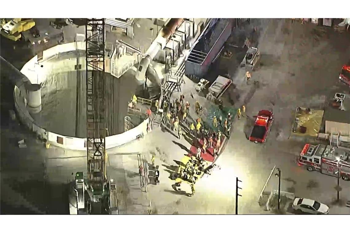 Im Großraum Los Angeles ist ein Tunnel eingestürzt.