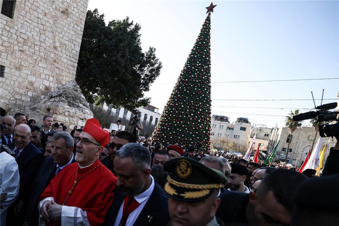 Im Heiligen Land feiern Christen erstmals seit dem Gaza-Krieg wieder Weihnachten weitgehend wie gewohnt.