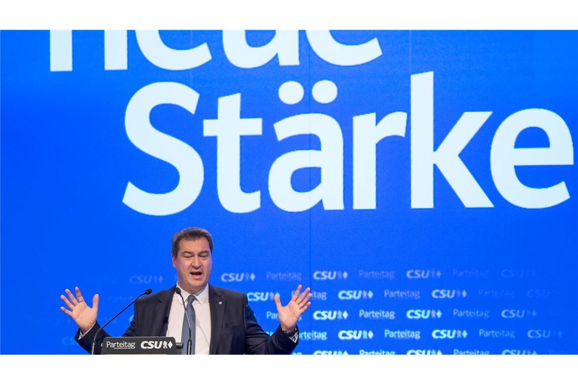 Im Januar 2019 wurde Markus Söder erstmals zum CSU-Chef gewählt. (Archivbild)