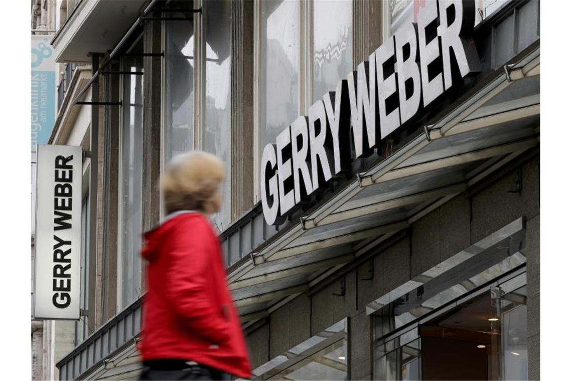 Studie: Mehr große Insolvenzen in Deutschland Im Januar stellte die Muttergesellschaft Gerry Weber International AG einen Antrag auf Insolvenz in Eigenverwaltung. Foto: Oliver Berg/dpa