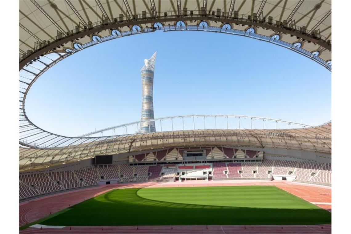 Im Khalifa-Stadion in Doha finden ab Freitag die Leichtathletik-Weltmeisterschaften statt. Foto: Sharil Babu
