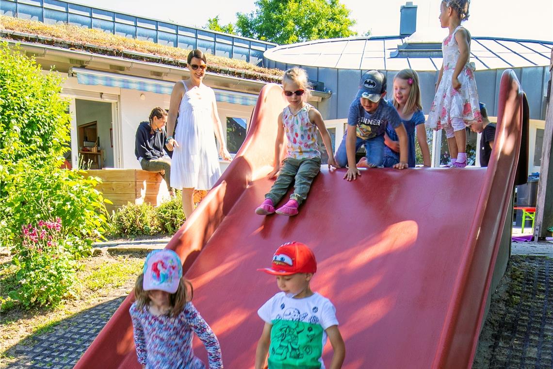 Welches Kind darf wann in die Kita? Im Kindergarten Reute-Törle in Oppenweiler wurden gestern elf Kinder betreut. Foto: A. Becher