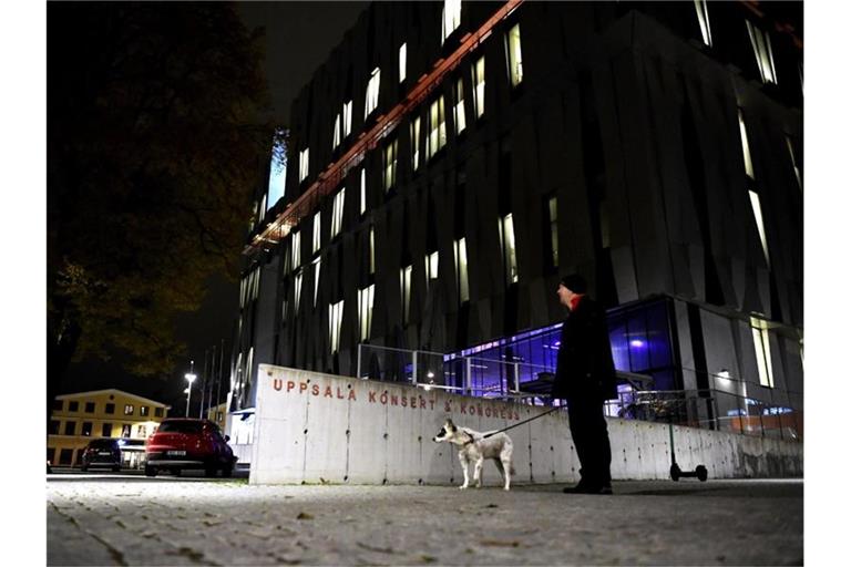 Im Konzerthaus im schwedischen Uppsala sind bei einem Sturz zwei Menschen ums Leben gekommen. Foto: Anders Wiklund/TT News Agency/dpa