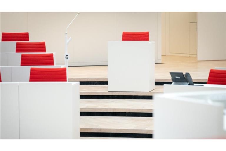 Im Landtag wurde abgestimmt.