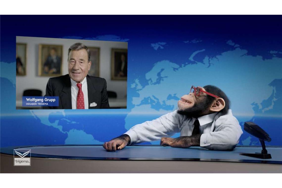 Im Laufe der Zeit verzichtete Trigema in dem Werbespot auf lebende Schimpansen und ersetzte sie durch eine 3D-Animation.