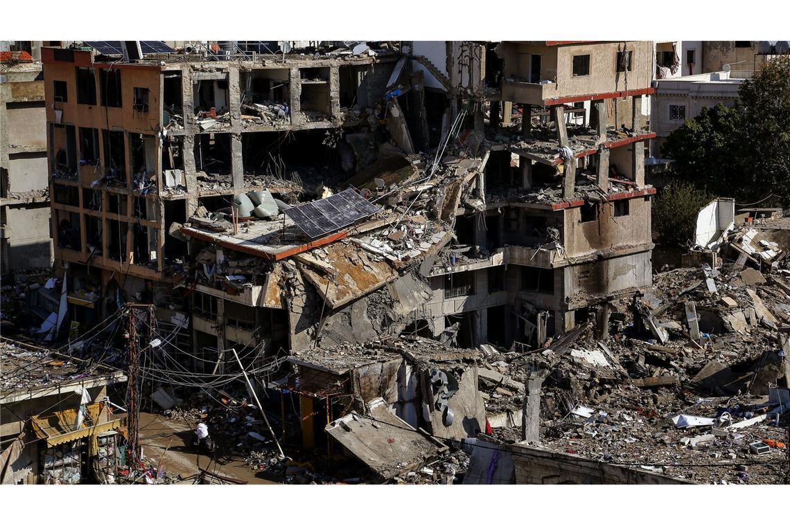 WHO prangert Zerstörung des Gesundheitssystems in Gaza an Im Libanon besteht die Sorge vor einem möglichen Kollaps der Waffenruhe zwischen der Hisbollah und Israel. (Archivbild)