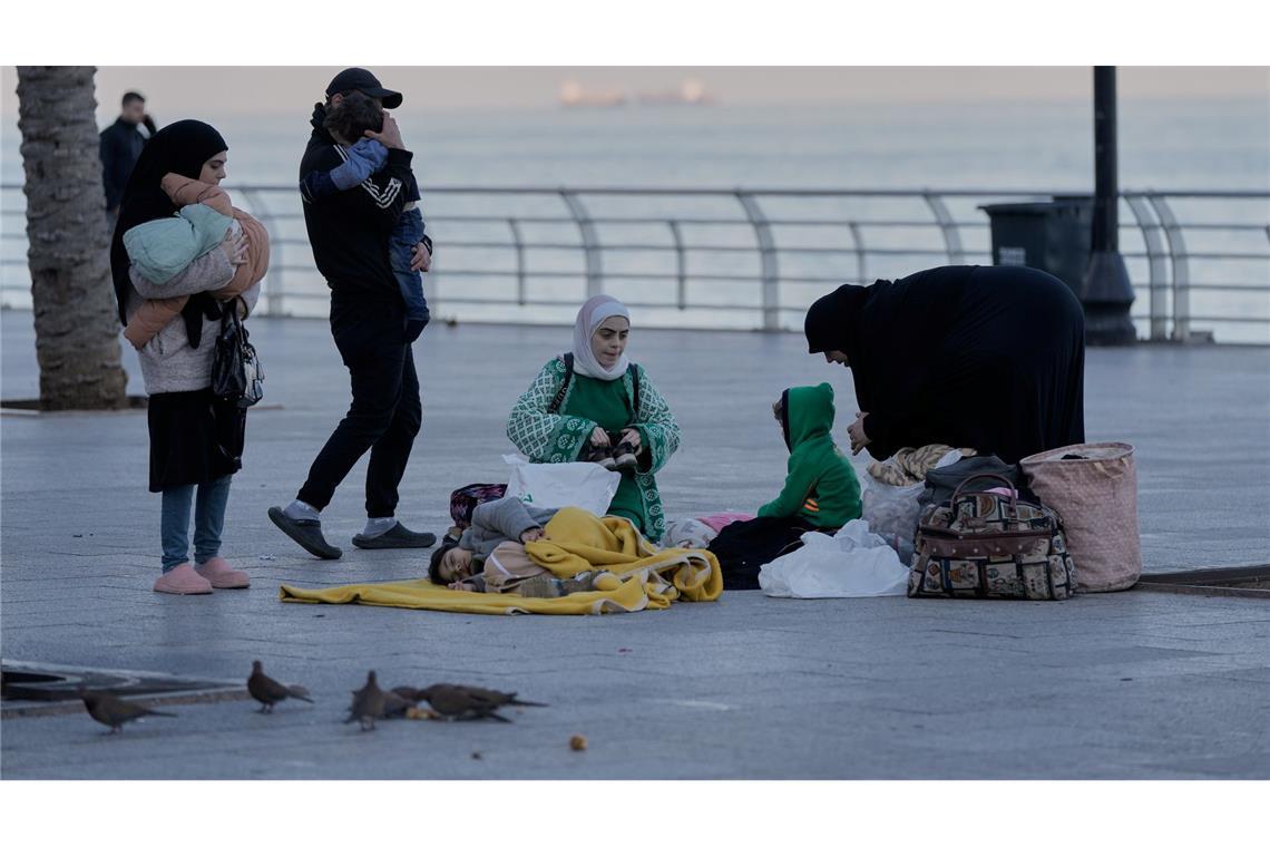 Im Libanon treibt der Krieg erneut Hunderttausende Menschen aus ihren Wohngebieten.