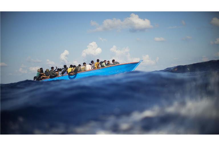 Im Mittelmeer ist ein Schlauchboot untergegangen. (Symbolbild)