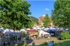 Im Murrhardter Stadtgarten lockt der Januariusmarkt. Archivfoto: Stefan Bossow